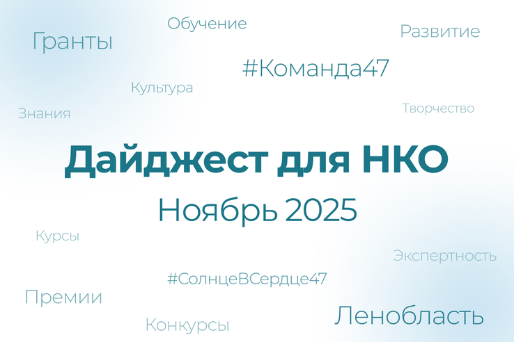 Гранты, обучение и проекты для НКО: ноябрь 2025